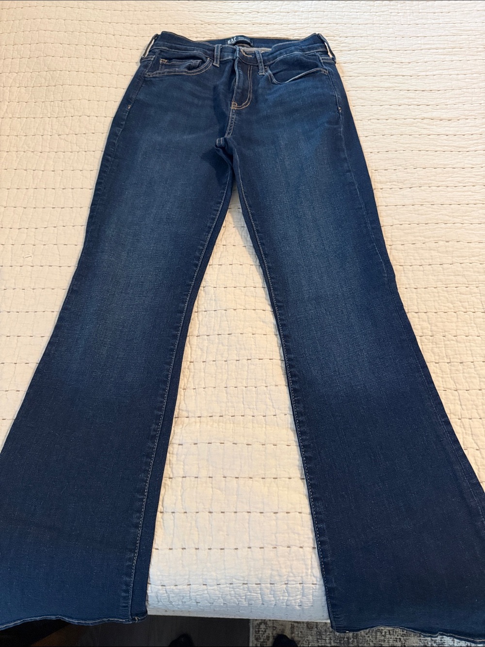 GAP Women's Dark Blue Baby Boot Jeans